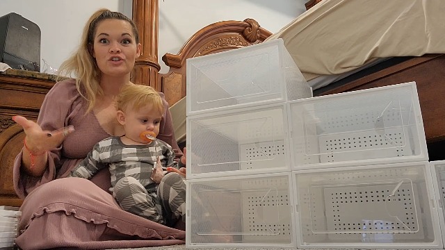 Amazon.com: Kuject 15 Pack Shoe Storage Boxes, Large Clear Plastic