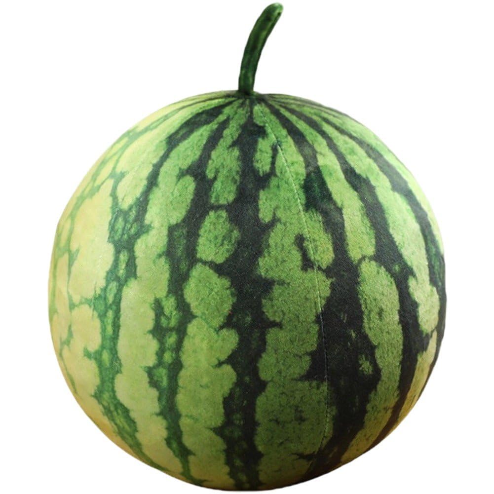 Luxylei Plush Watermelon Pillow Fruit Shaped Pillows Watermelon Shaped Throw Pillow Cute Stuffed Fruit Cushion Hug Toy Decorative Pillow Home Decor