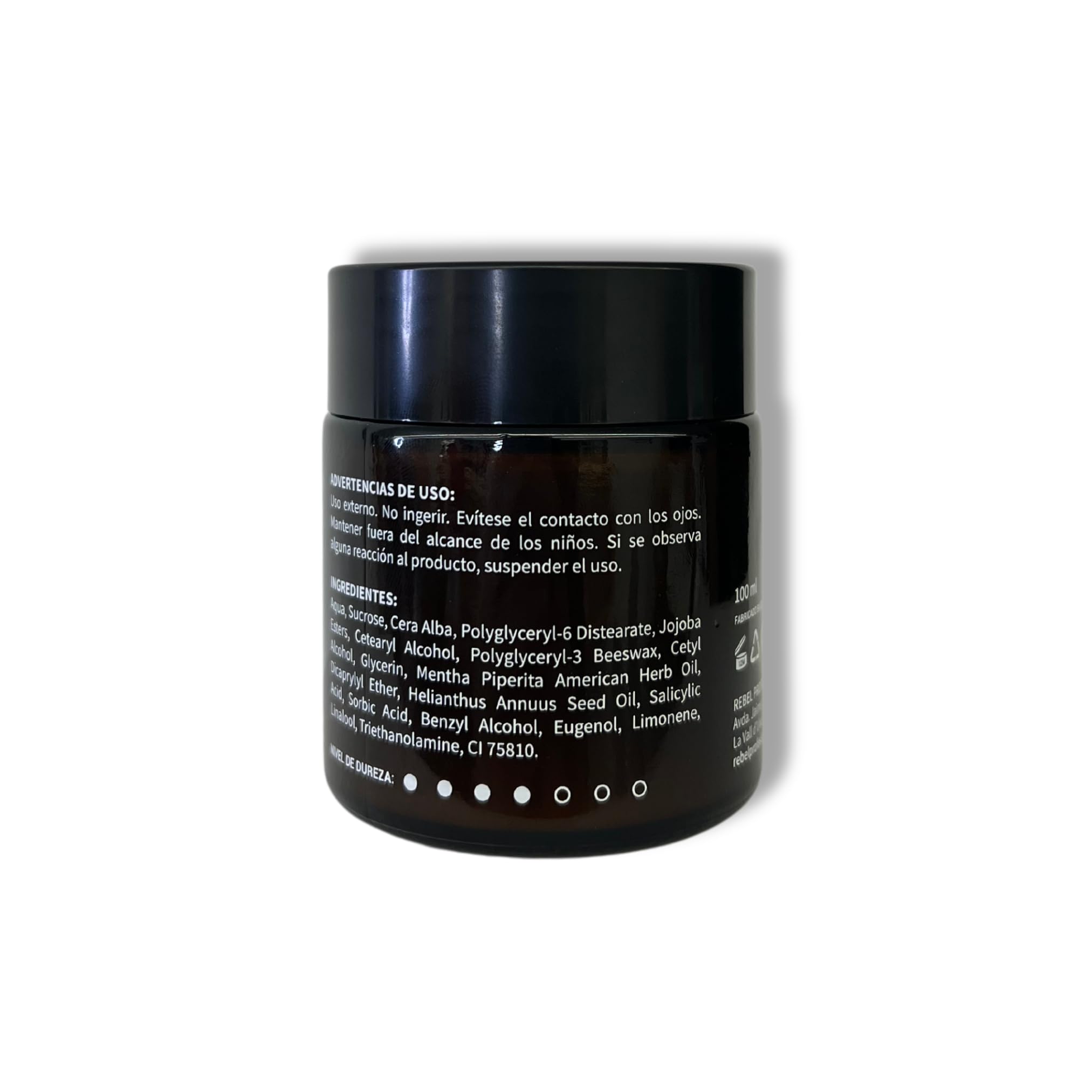 REBEL Texturizer Natural Mousse textura - Cera pelo fijación profesional - Larga Duración - 100 ml/50 ml- Cuidado Intenso del Cabello - Textura y Densidad - Efecto y Acabado Mate