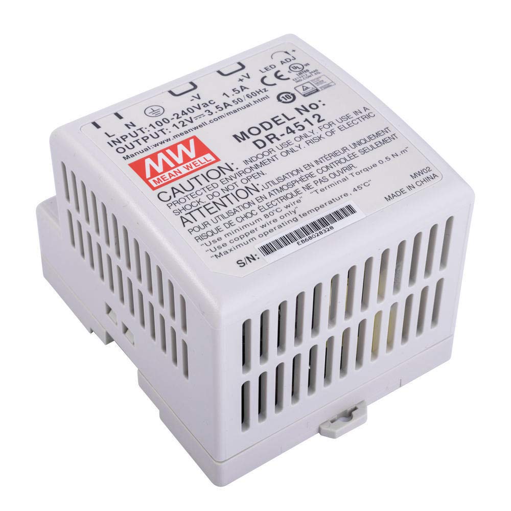 MEAN WELL DR-4512 DIN Rail Power Supply