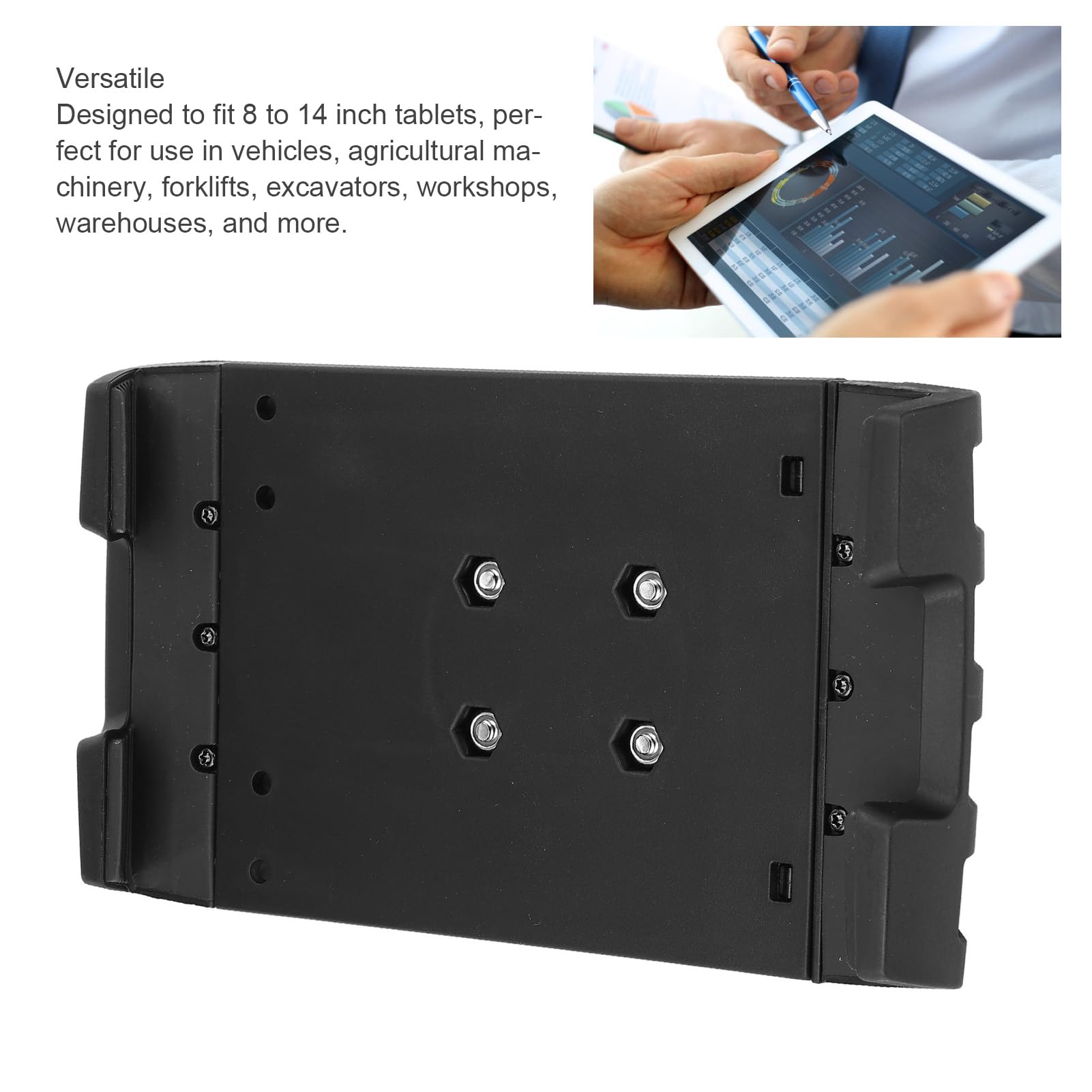 Support de Tablette de Voiture avec rotule, Extensible, Anti-Rayures, Anti-secousse, Support de Tablette pour Camion, Bateau, Console, Tableau de Bord