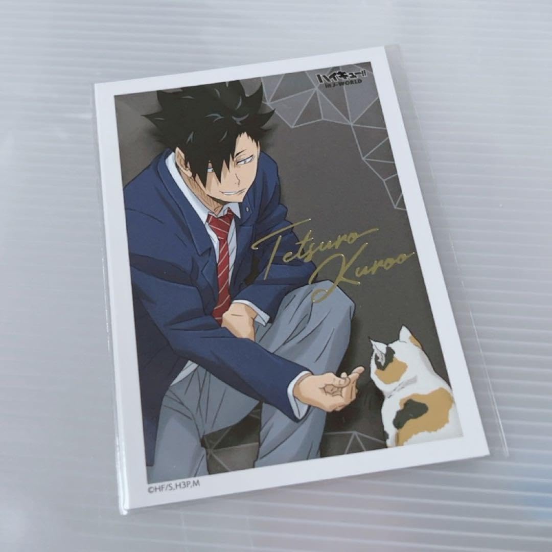 ハイキュー JW jworld 休み時間 カードコレクション 黒尾 箔押し