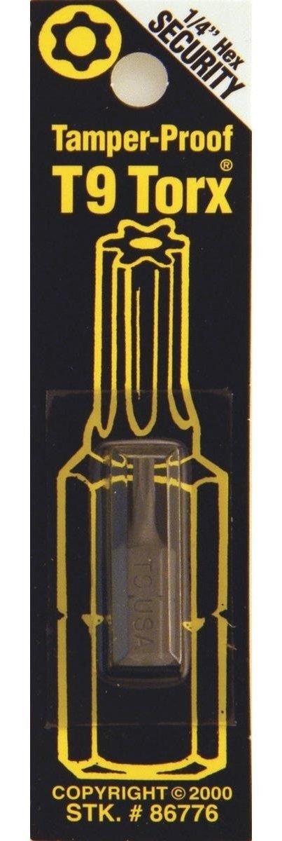 Best Way Tools 86776 Punta di sicurezza Torx T9