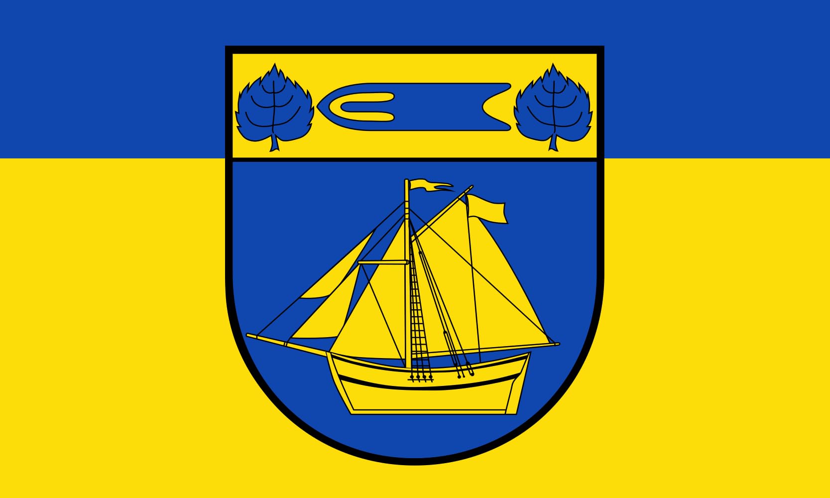 Drapeau d'Arnis grand format paysage de 1,35m² pour mât extérieur