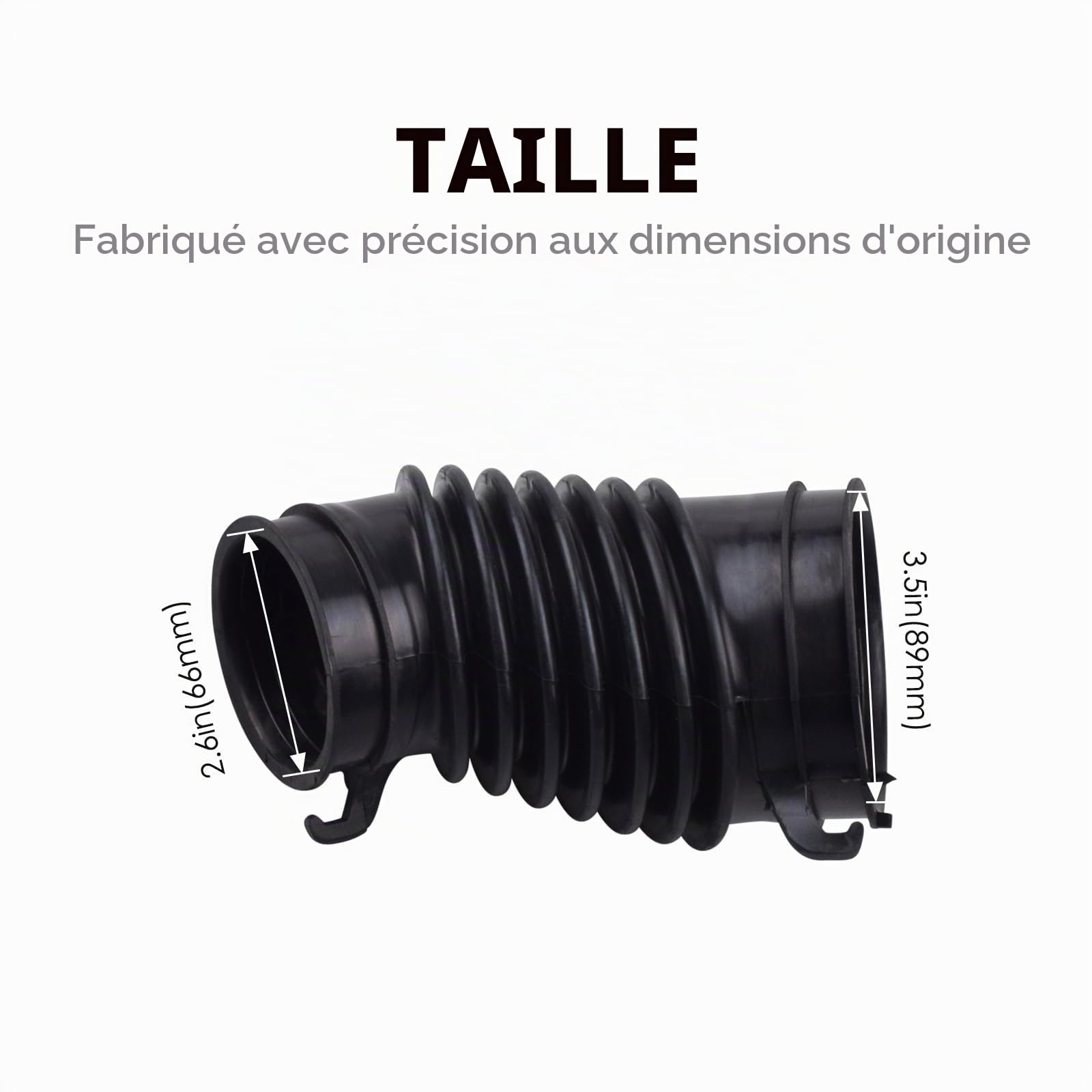 Tuyau d'admission d'air de boîte à air vers turbocompresseur 17228R5ZG01/17228R5ZG02 Diesel pour Honda CR-V 1.6 (2013-2018)