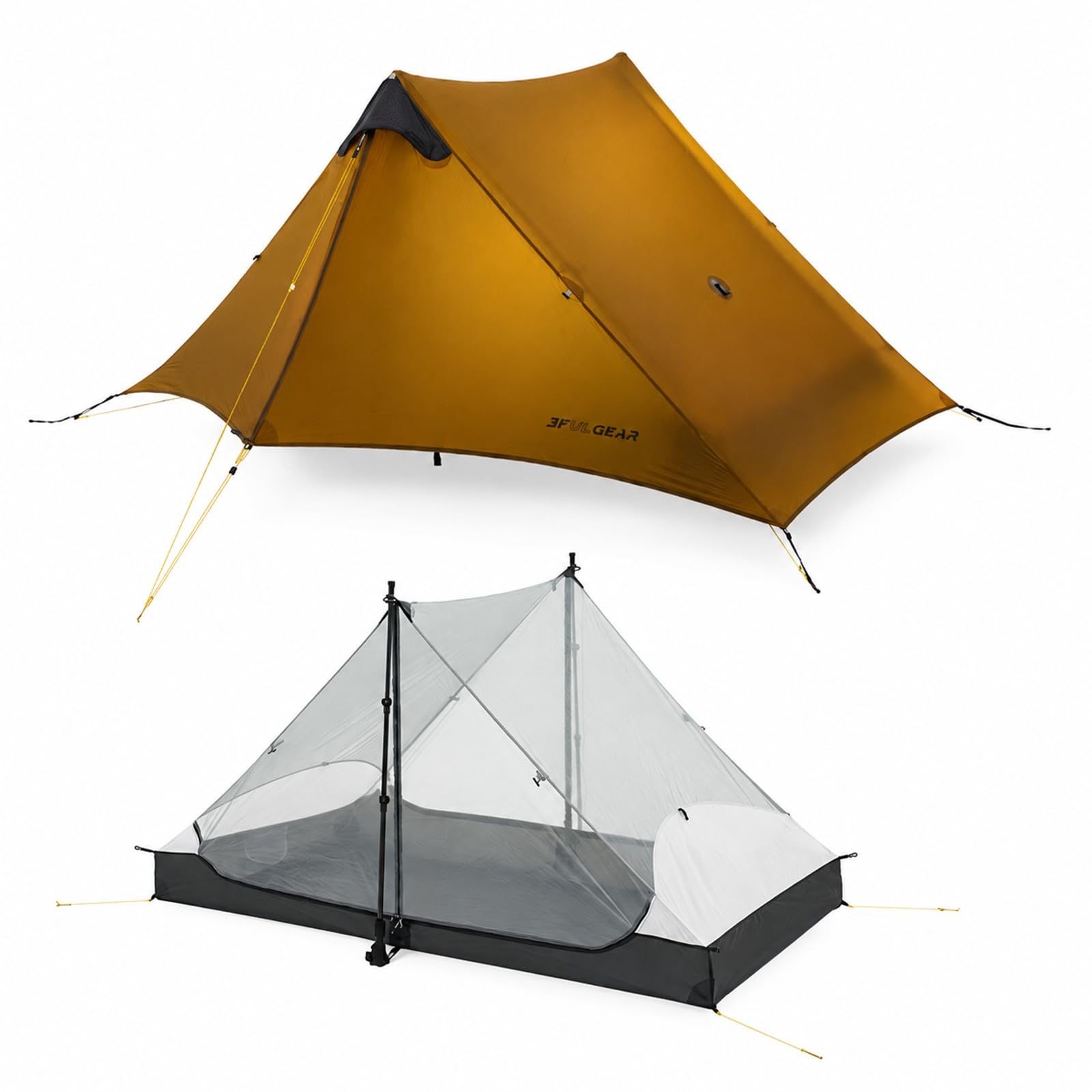 Amazon.co.jp: MOXIHIKE 3FULGEAR ランシャン 2人用 超軽量キャンプ