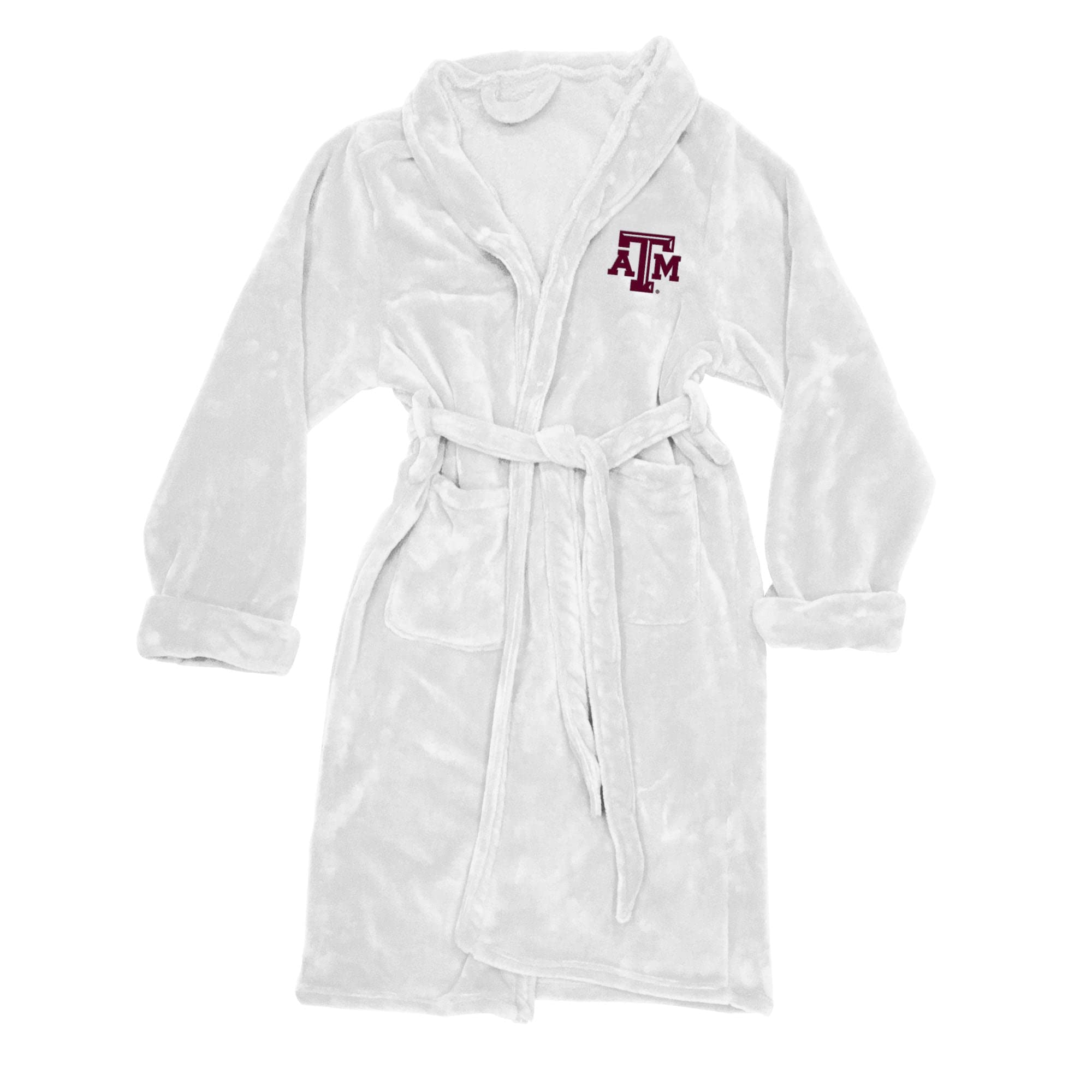Northwest NCAA Adult Unisex Silk Touch Bathrobe Officially Licensed Loungewear Soft Plush Polyester