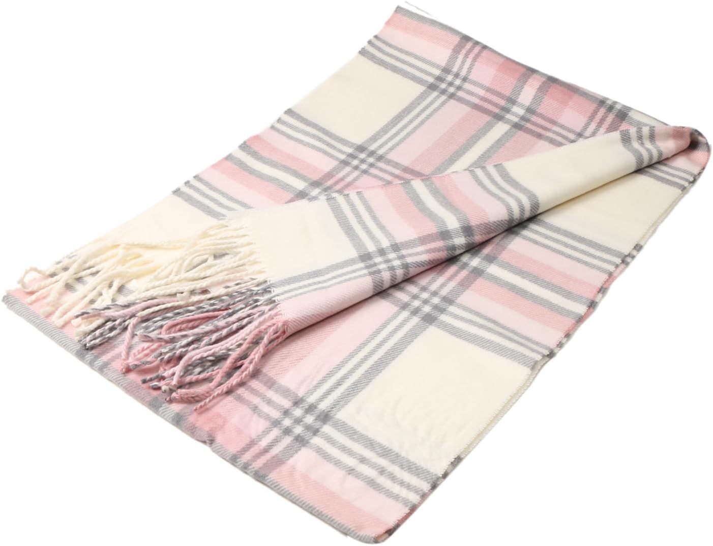 TZ Promise Men Women Tartan Plaid Cashmere Feel Classic Soft Warm Winter Scarf For Cold Weather - Image 3