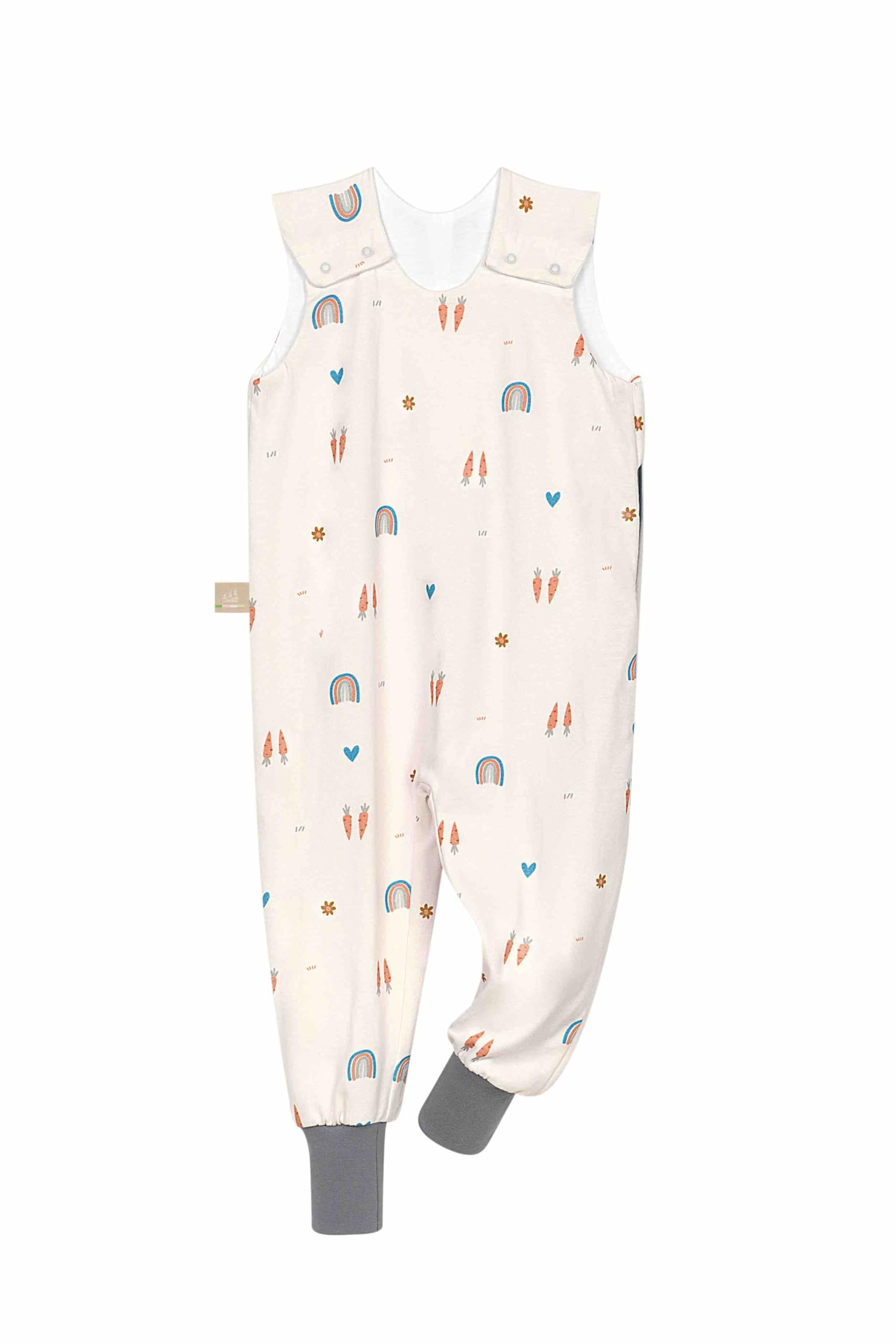 Odenwälder BabyNest Sommer Schlafsack mit Füßen/Hopsi/atmungsaktiv/0,5TOG/ideal für heiße Sommertag