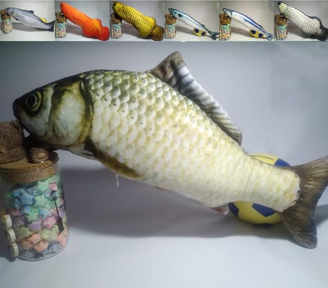 Maibar Juguetes para Gatos 3D Pescado Juguetes Gatos Inteligencia Mariposa Gatos Hierba gatera Interactivo…