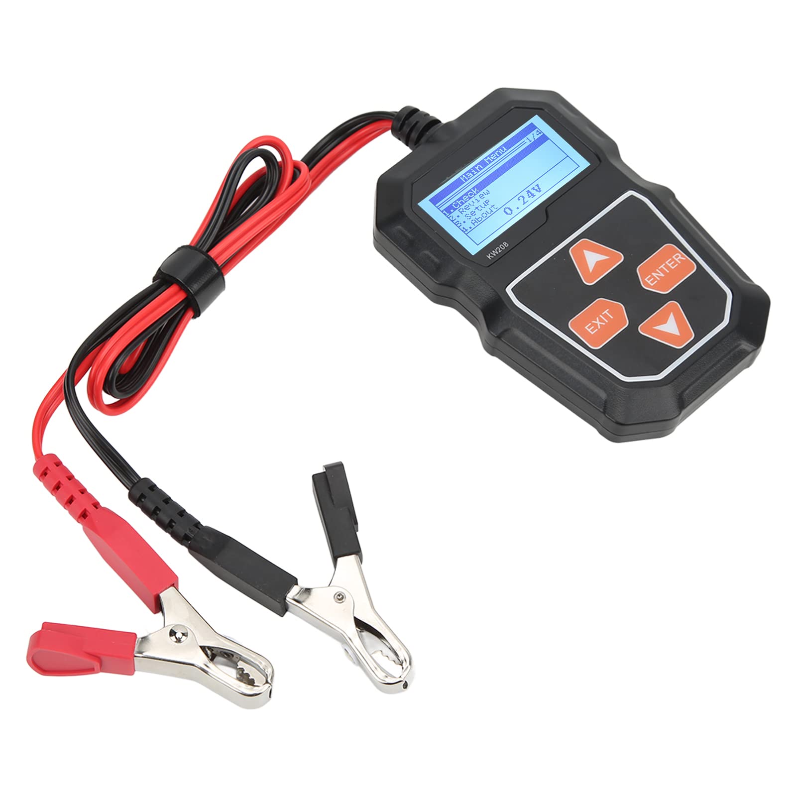 Keenso 12V Car Battery Load Tester Professional Digital Auto Battery Analyzer for Truck SUV, Suitable for Testing AGM Batteries, Color TFT LCD Screen, Portable Size