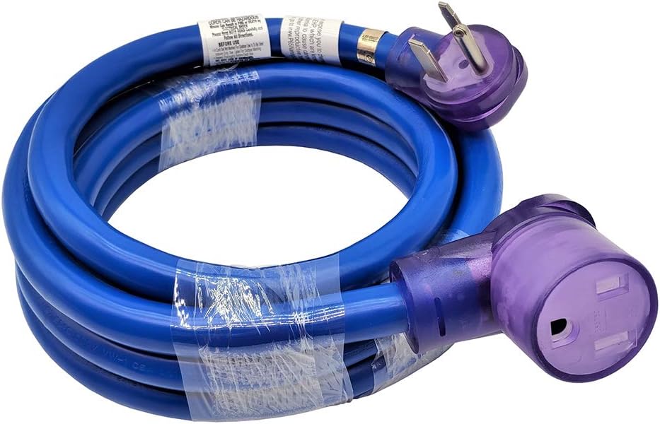 Parkworld Welder Extension Cord NEMA 6-50 Extension Cord, 6-50P to 6-50R STW 8AWG/3C for 40 Amp 250 Volt (15FT)
