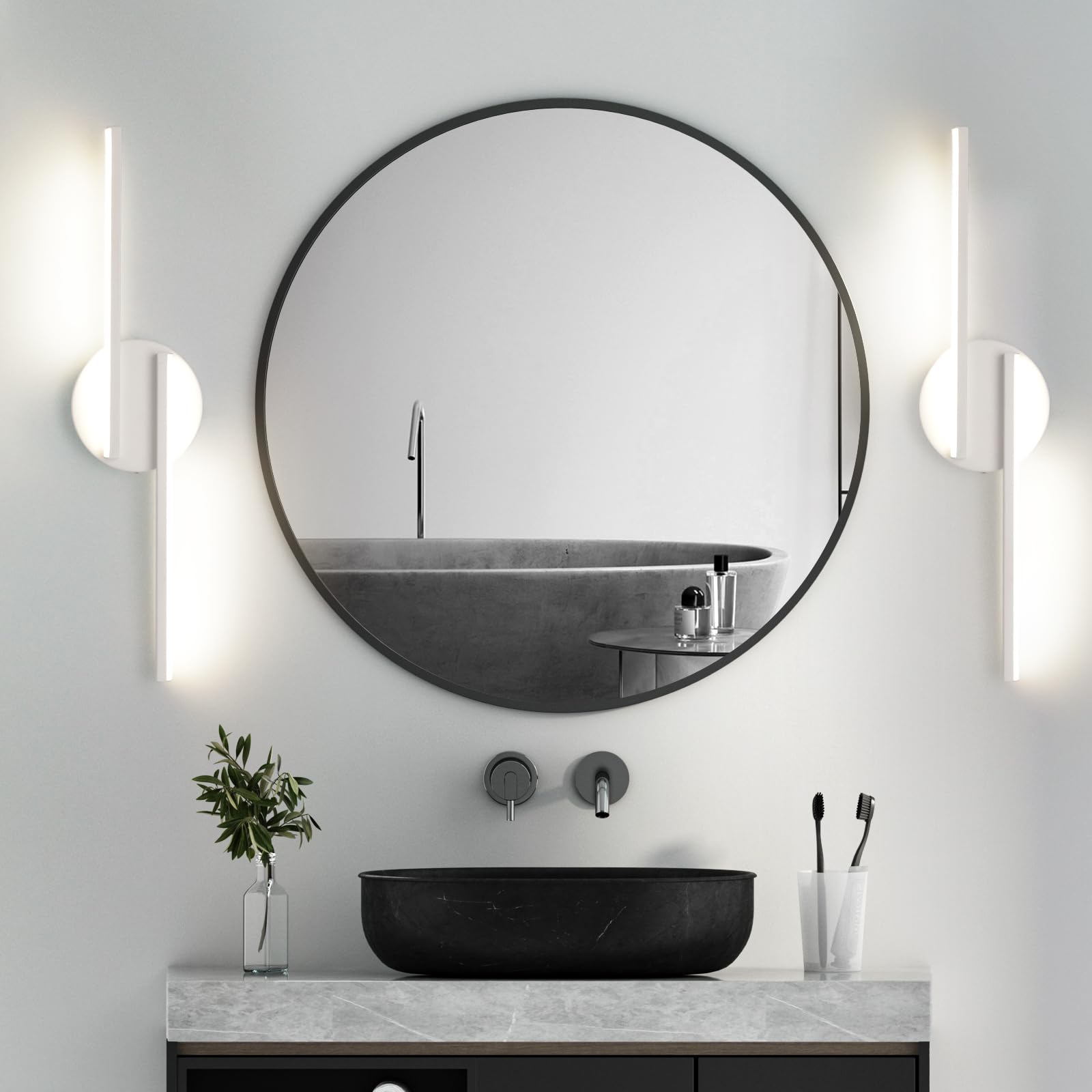 Lámpara de pared moderna LED 12W interior con tres temperaturas de color para escalera y sala 8