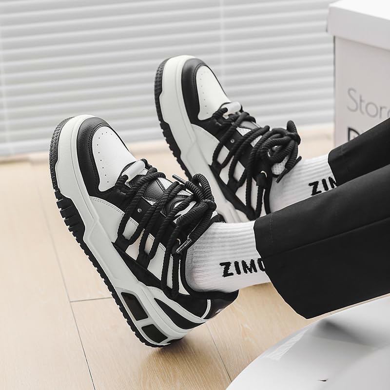 Men's Casual Shoe, Classic Lace-Up Low Top Loafer, Fashion Sneaker - in Medium Wide Width Sizes Men's Fashion Sneakers Size 6.5-103