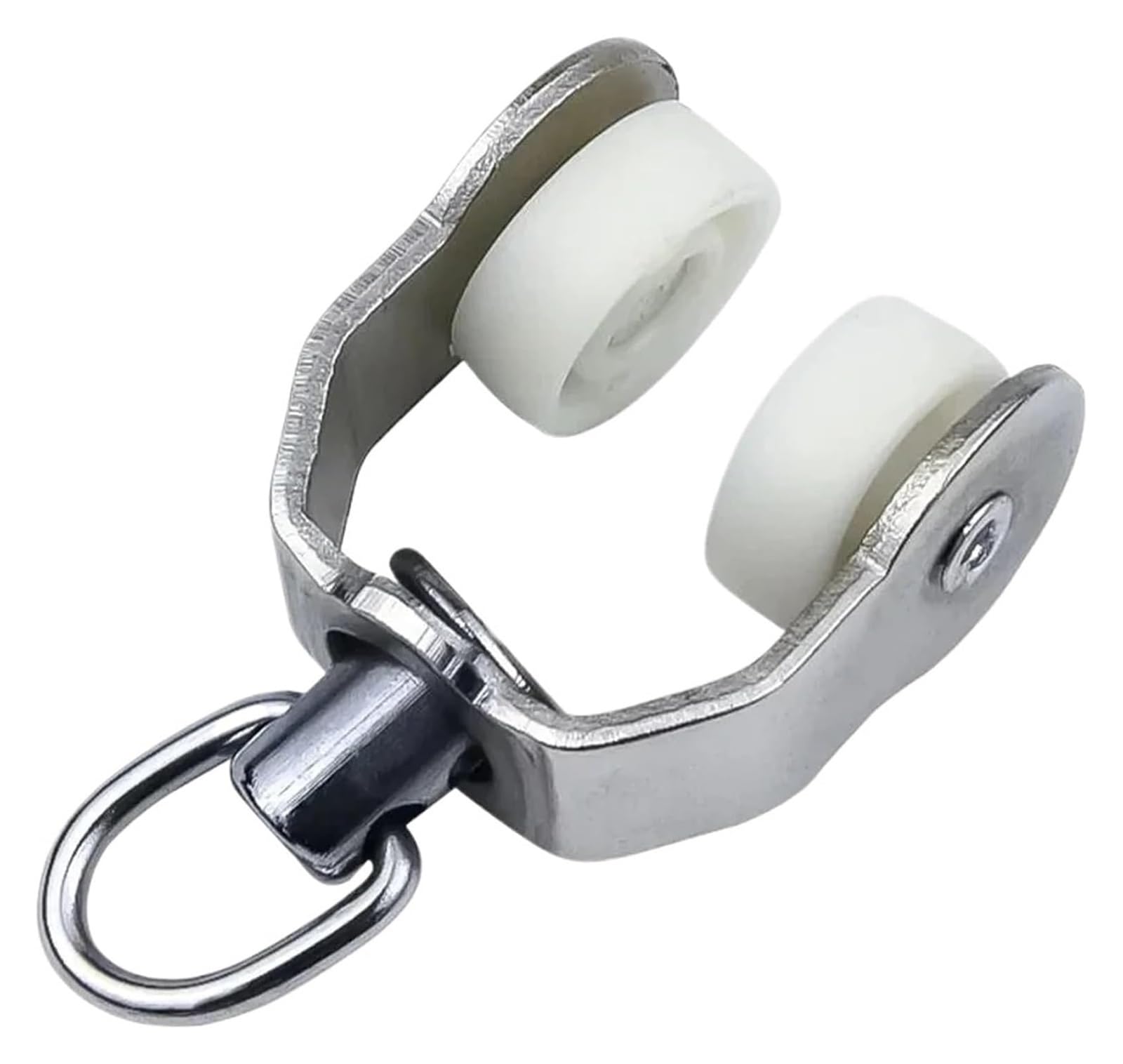 Cyjaznhh Onecolor Curtain Track Gliders 30 Pcs Stainless Steel Silver Curved Hook