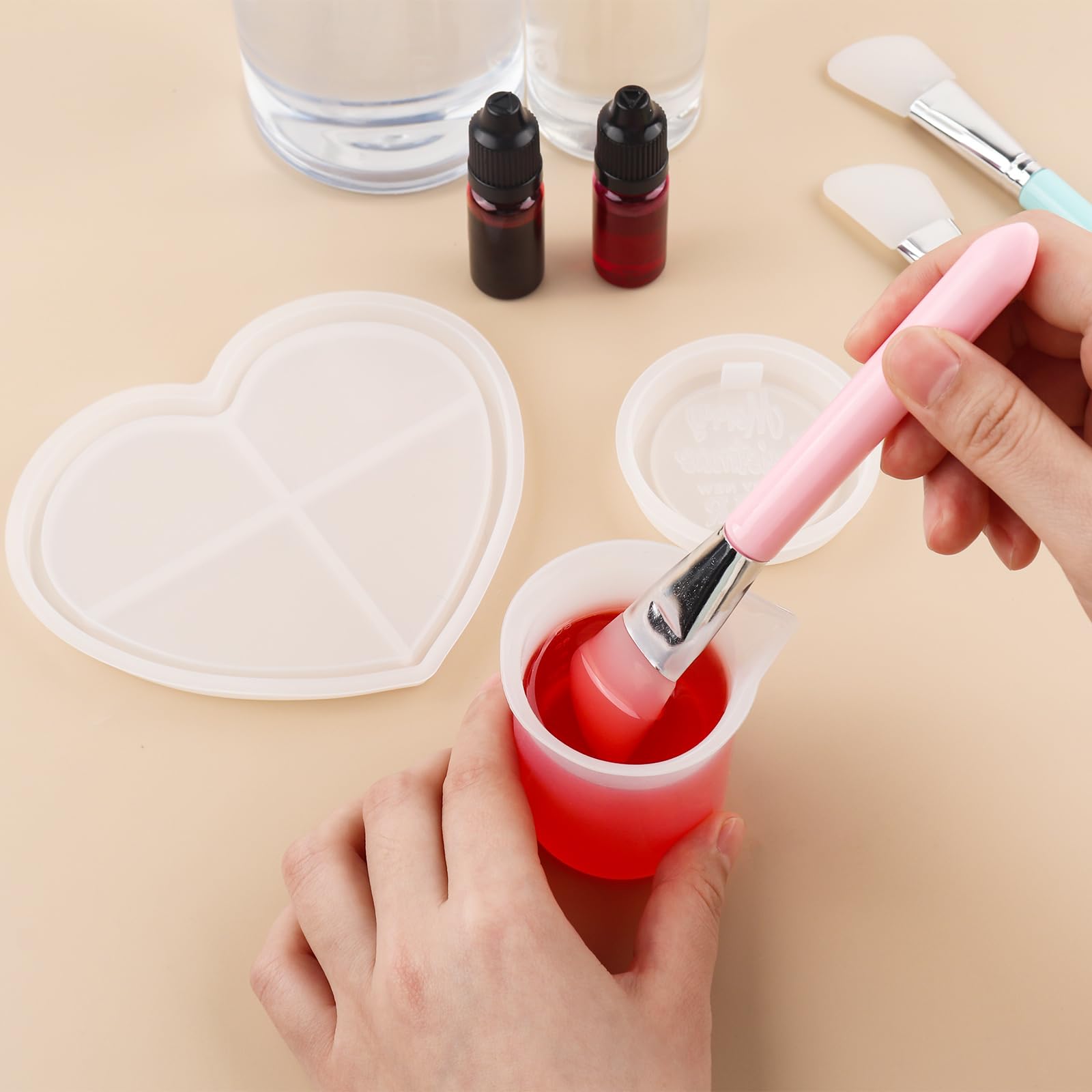 BAOFALI Lot De 14 Pinceaux En Silicone Pour Travaux Manuels