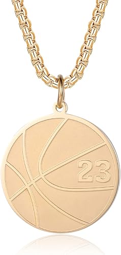 Basketball Number Necklace