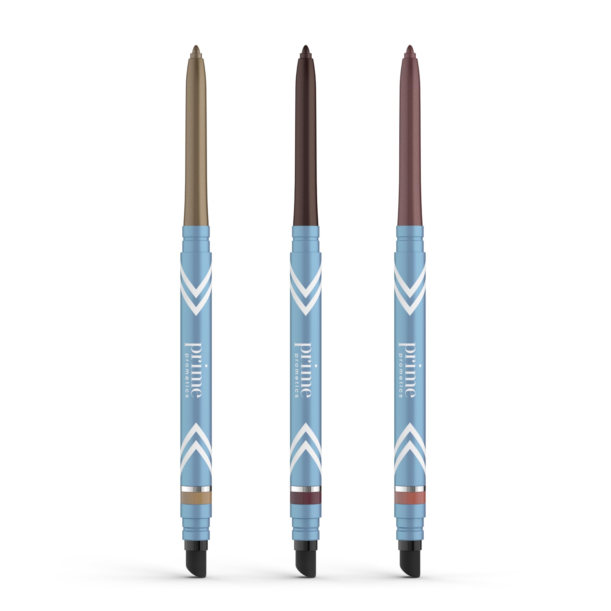 PRIME PROMETICS Fall Color PrimeEyes Glide Eyeliner Trio Mocha Shimmer Golden Metallic Copper Metallic