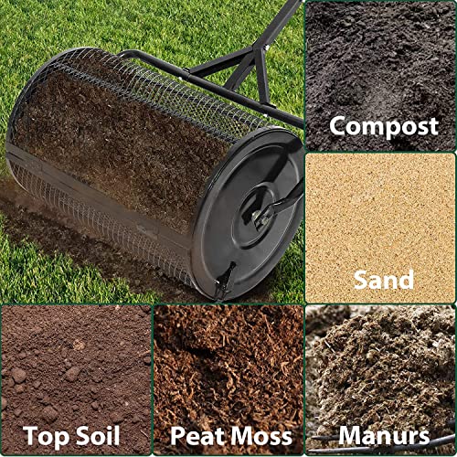 Distribuidor de compost y turba metálico con mango en T miniatura 6