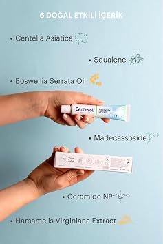 Centesol - Recovery Cream (Onarıcı Cilt Bakım Kremi - Cica Krem) - 30 g