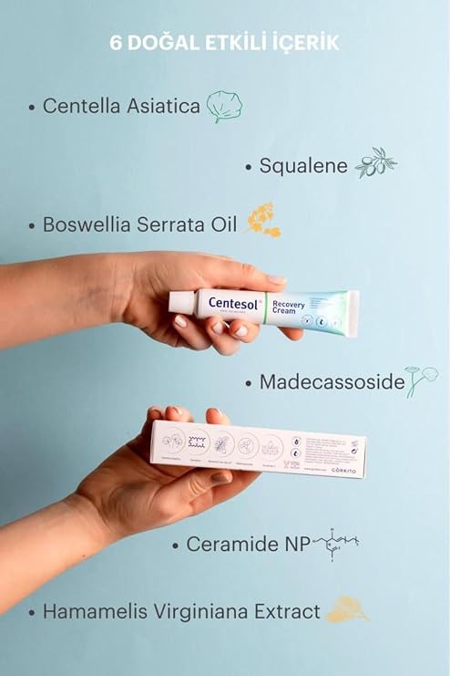 Centesol - Recovery Cream (Onarıcı Cilt Bakım Kremi - Cica Krem) - 30 g