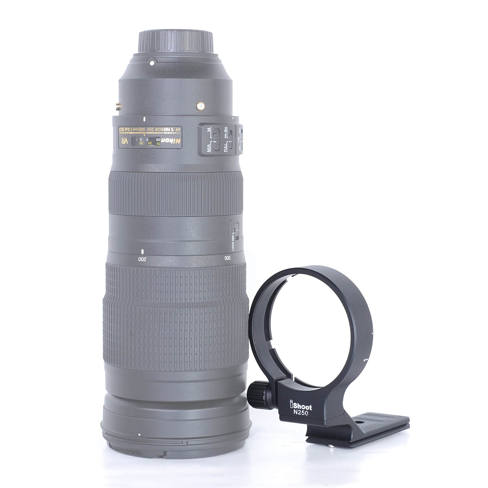 Camera Metal Replacement 79mm Lens Collar Tripod Mount Ring for Nikon AF-S NIKKOR 200-500mm f/5.6E ED VR Lens 20058, Built-in Arca-Swiss Type Quick Release Plate with 1/4