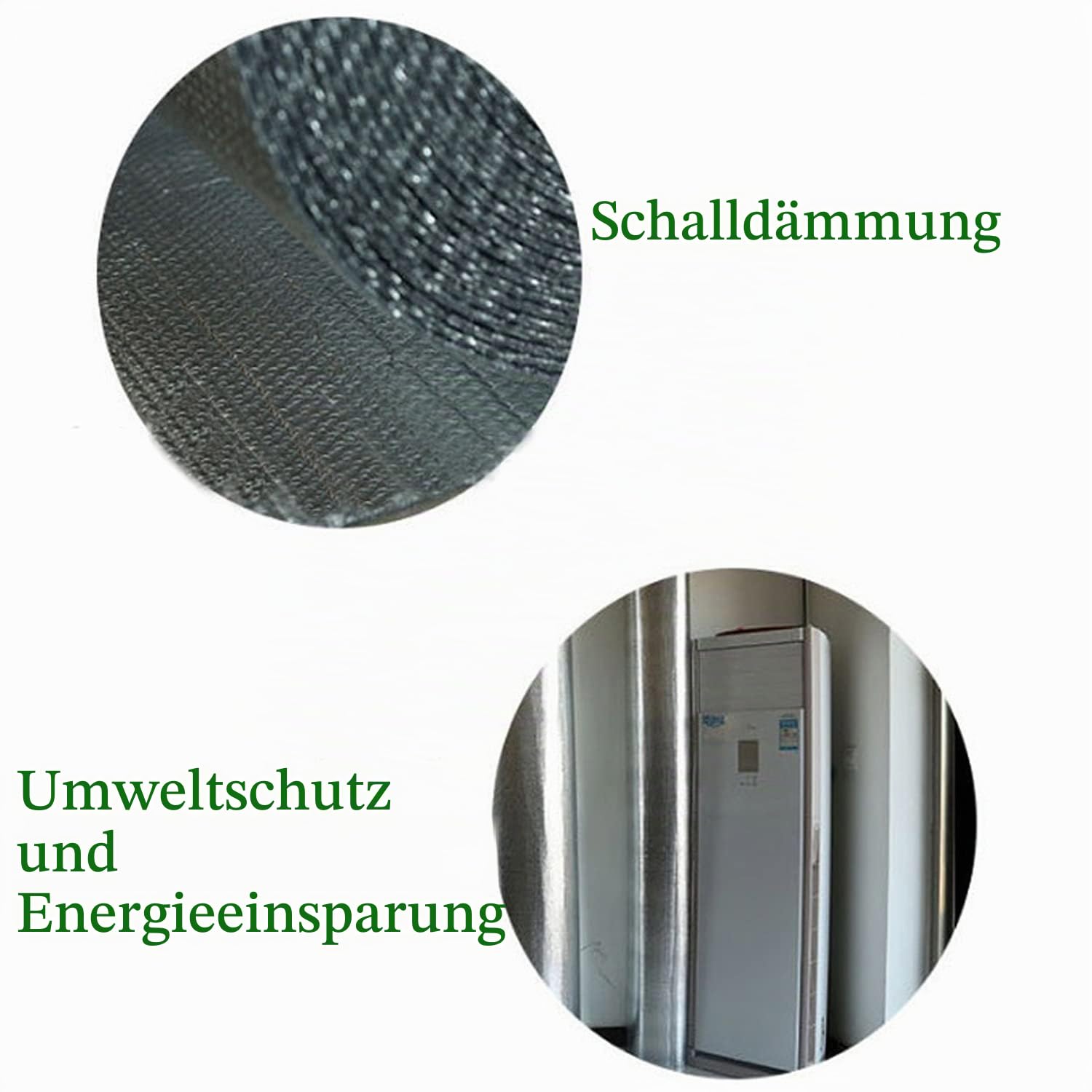 Selbstklebend Aluminium Dampfsperre Dach Innen - Dampfsperrfolie zur Dämmung und Dachisolierung (1x30m/3.2x98.4ft)