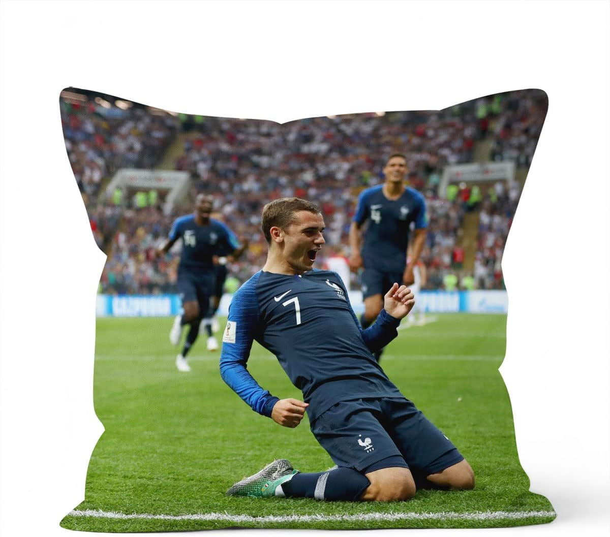 Housse de Coussin taie ,Antoine Griezmann,Taies d'oreillers Home Chambre Coussin décoratif Taille 18x18 Pouces 45x45cm taie d'oreiller
