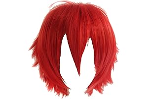 Alacos Gender Neutral Ruby Gloom Costume Wig