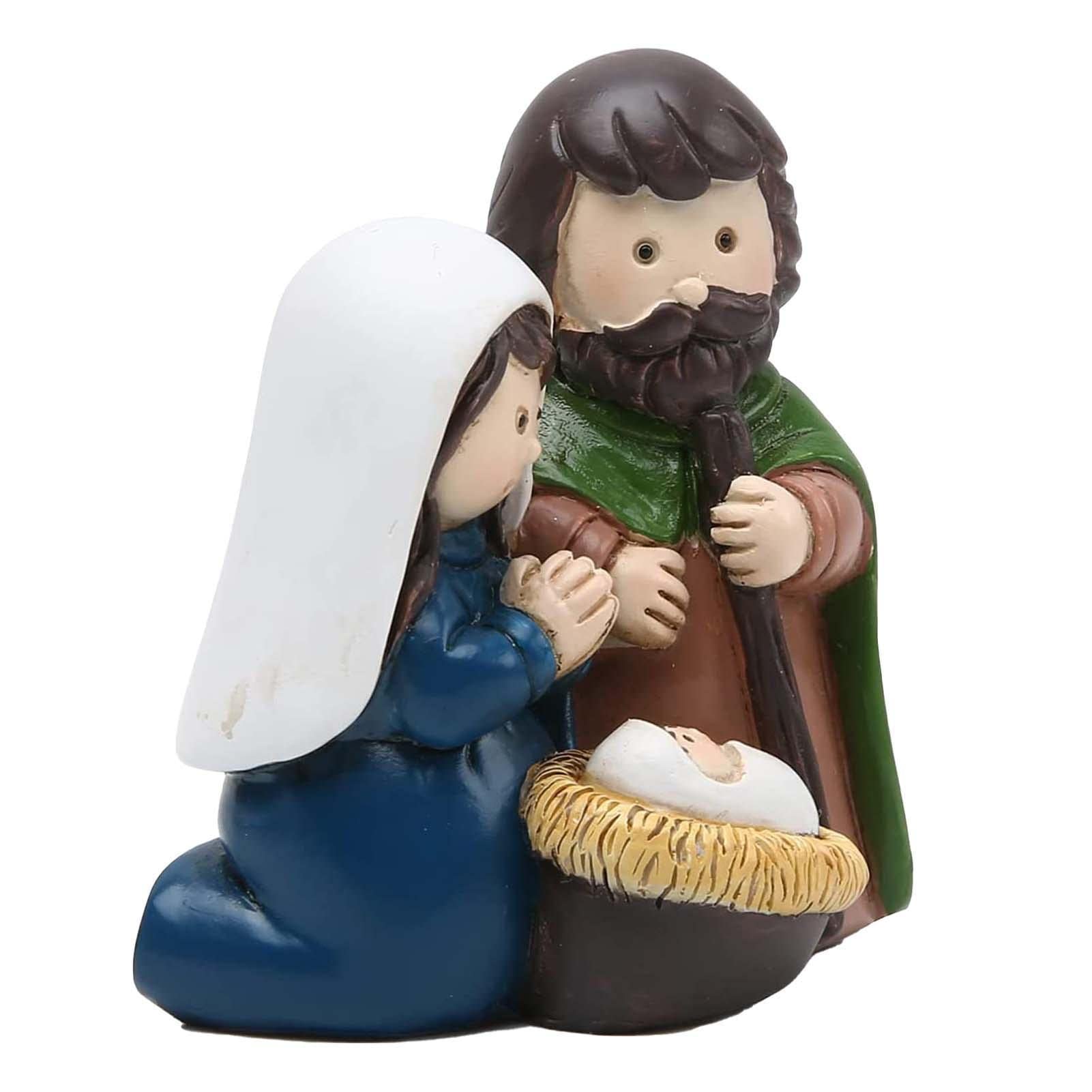 Naissance De Jésus, 5 éléments Pour Crèche 45 Cm - Crèche De Noël 45 Cm