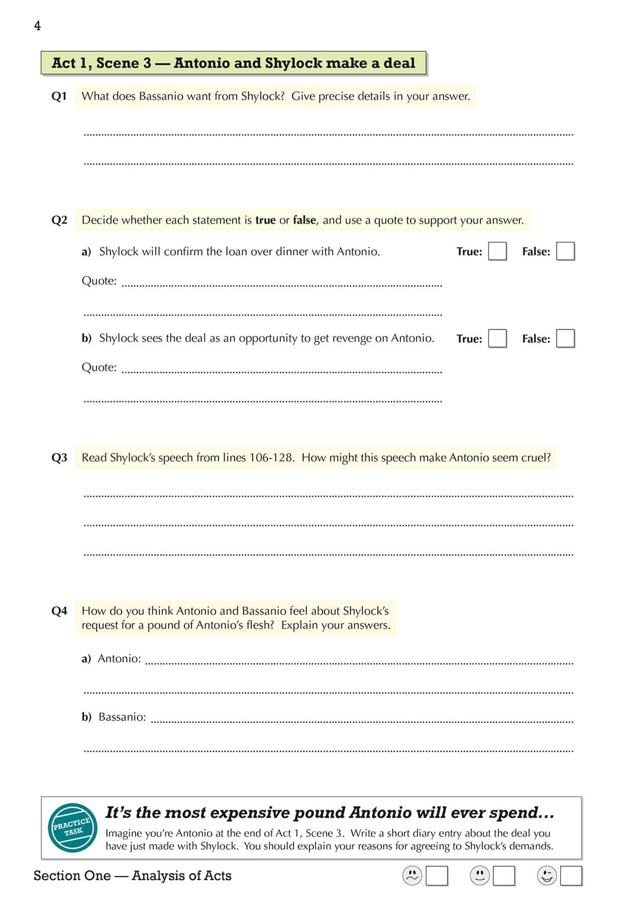 New Grade 9-1 GCSE English Shakespeare - The Merchant of Venice Workbook (includes Answers) (CGP GCSE English 9-1 Revision) - Image 8