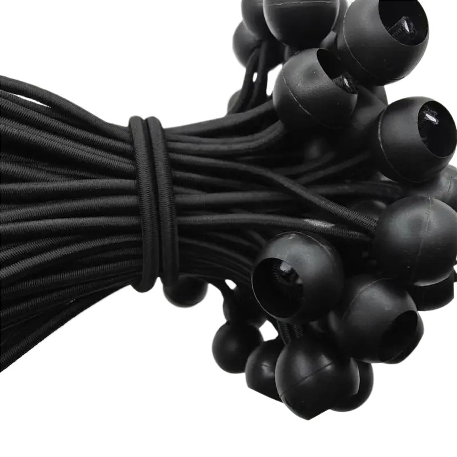 Ball Bungee Cord 30pcs Tarp Bungee Cords with Balls Tent Strap Tarp Bungees(5.9in)