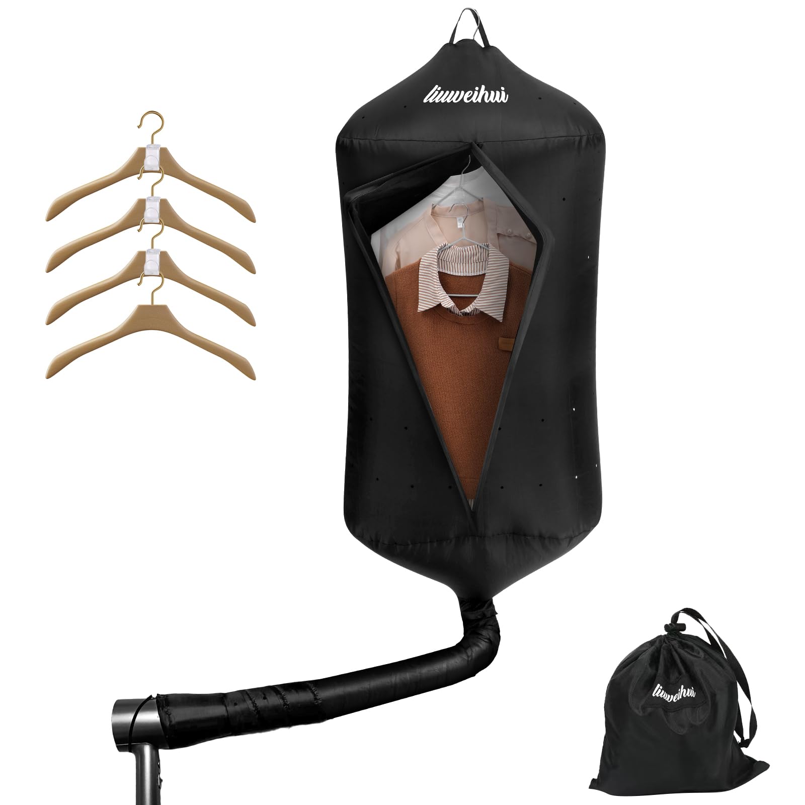 Secadora de ropa portátil Secadora de ropa de viaje Ideal para pequeñas cargas de prendas livianas y artículos pequeños como ropa interior y calcetines