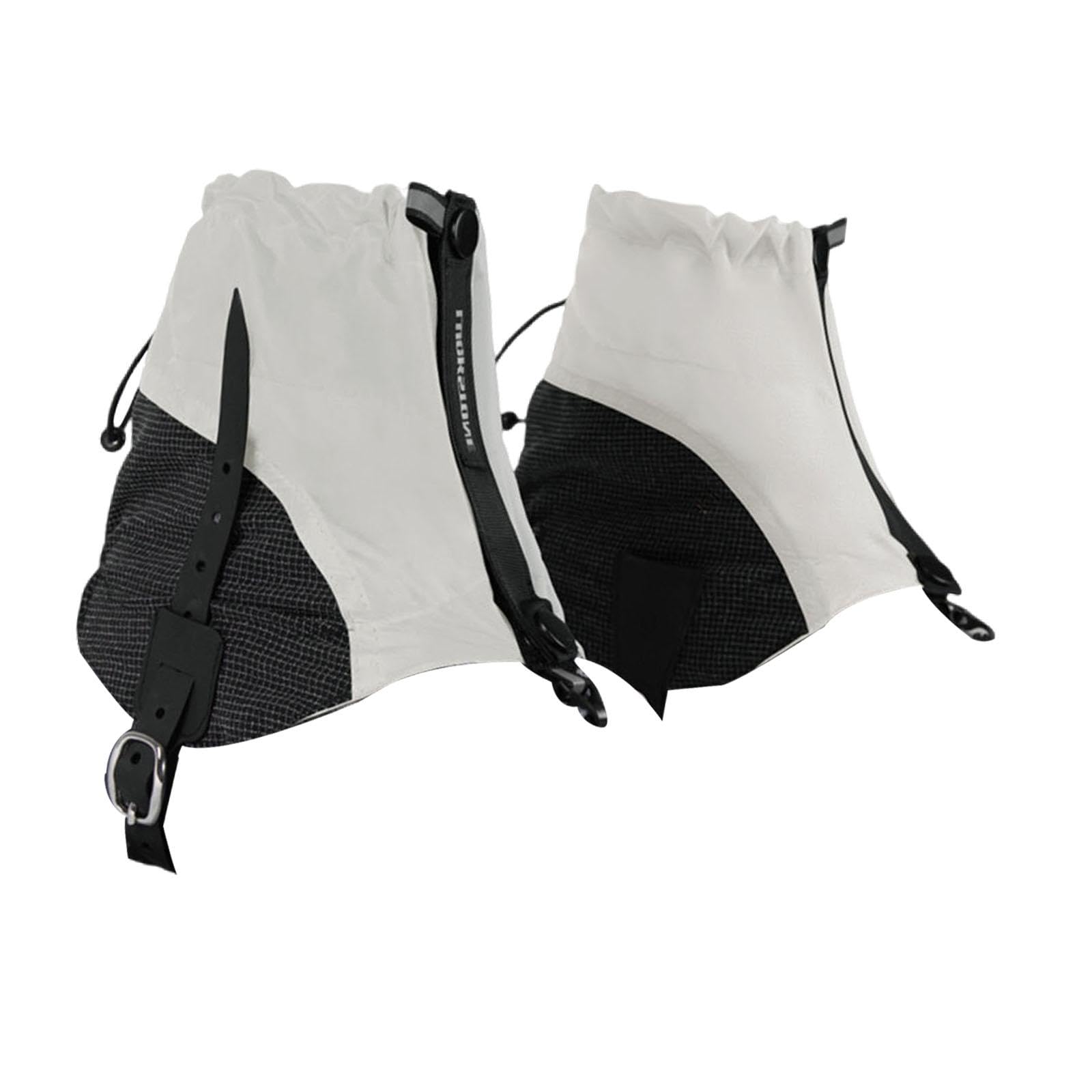 1 Par Polainas Outdoor Tobillo Bajo Impermeables Protectoras Ligeras Antidesgarro con Gancho para Cordones Adecuadas para Correr Senderismo Esquí