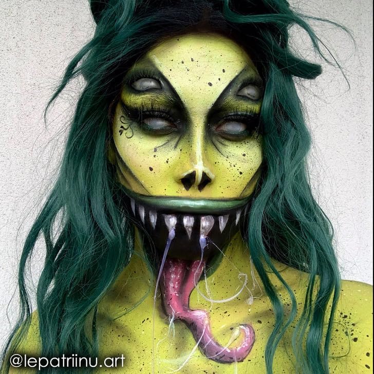Image of Mehron Makeup Paradise FX - 1.4 oz Water-Activated Paint (Lime 2, 1.4 Ounce)