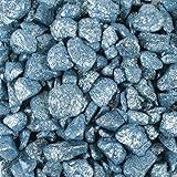  Season Piedras decorativas con purpurina, 9-13 mm, bolsa de 1 kg (azul claro)
