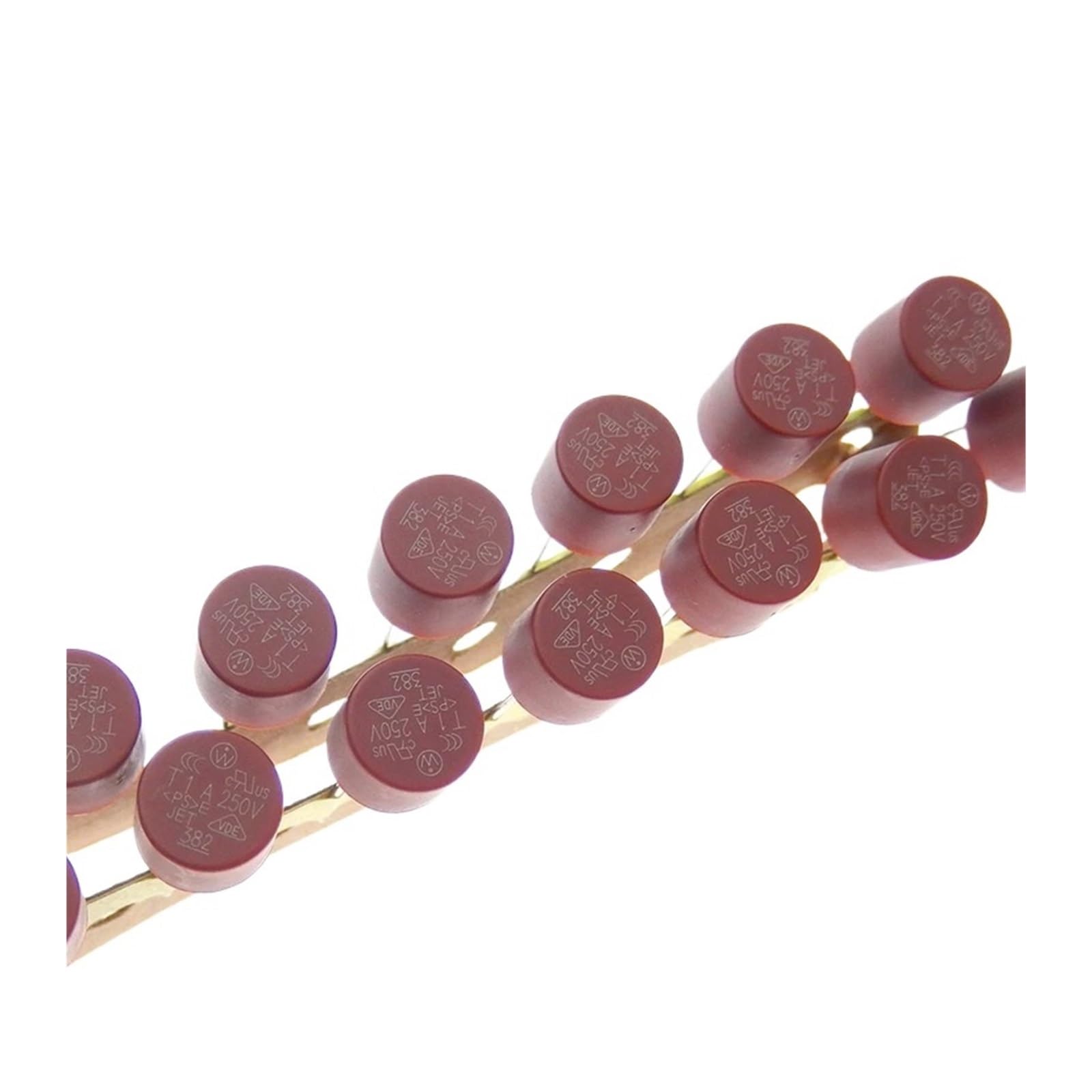 10 sztuk okrągłych bezpieczników DIP, 2-biegunowych, 500 mA, 1 A, 2 A, 2,5 A, 3,15 A, 4 A, 5 A, 6,3 A, 8 A, 10 A, 250 V, 382, tworzywo sztuczne, T2A, LCD, telewizor, płytka drukowana, spawarka (T5A)