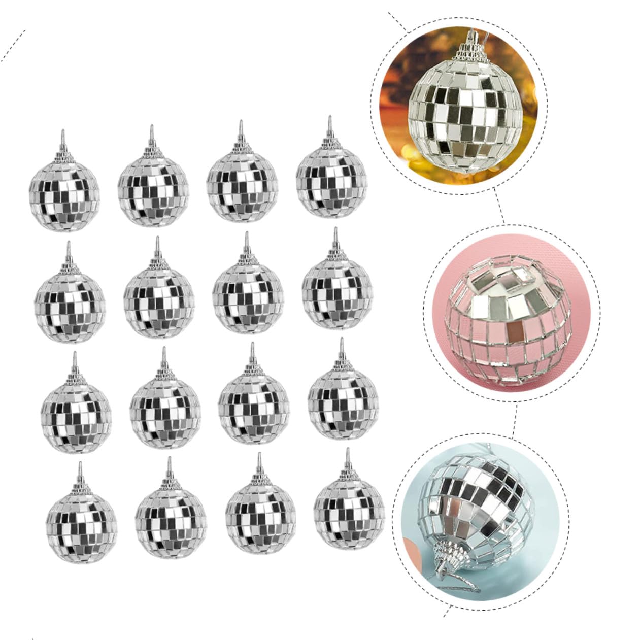 TOPBATHY STK Lob christbaumkugeln weihnachtsbaumkugeln weihnachtdeko Christbaumschmuck weihnachtsschmuck selber Machen Weihnachtsdekorationen Kugelornamente Weihnachtskugel-Anhänger Glas