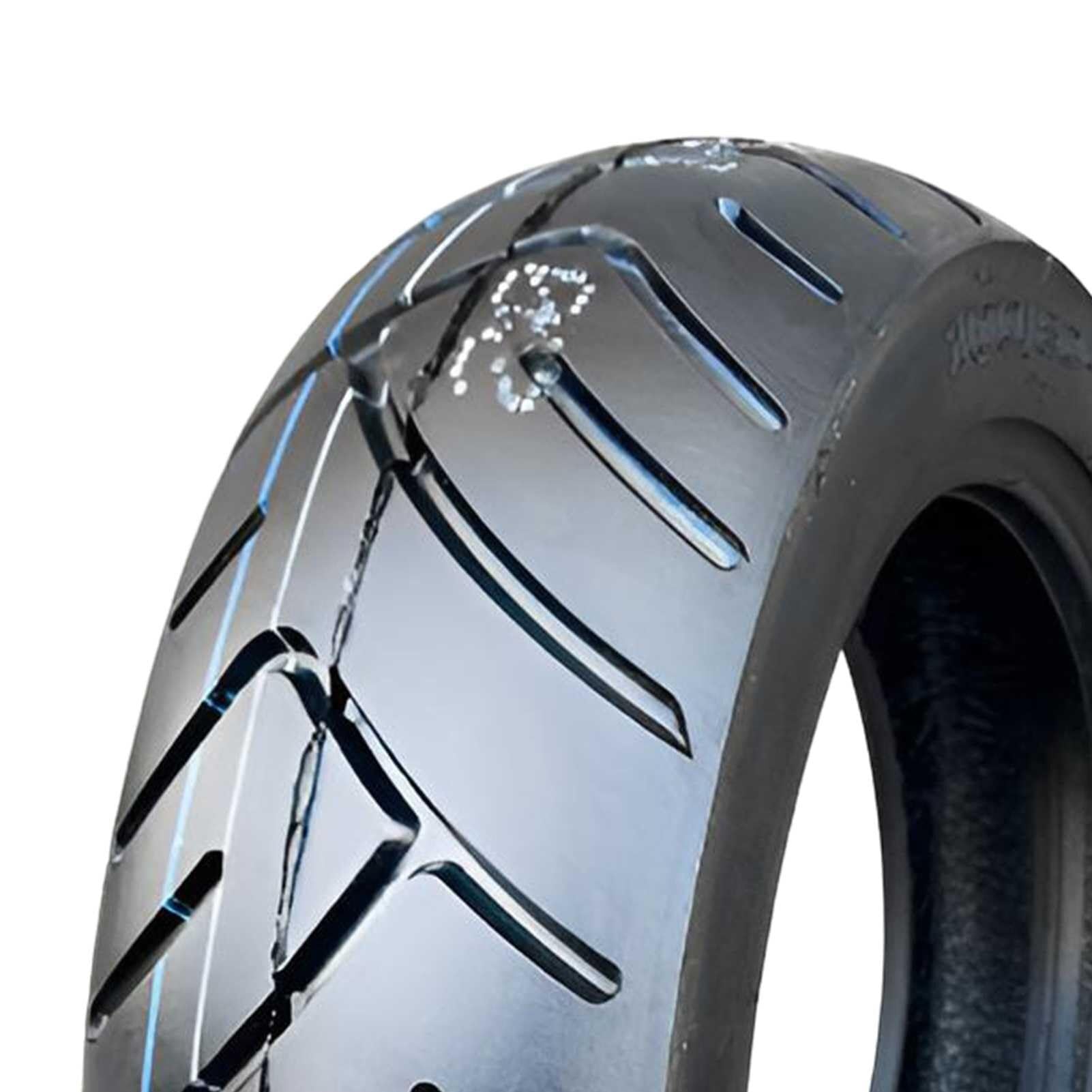 100/80-10 Opona Bezdętkowa, Opona Do Jazdy Asfaltowej o Niskim Opórze toczenia do Motocykla 4 PR 42P 175 kPa 155 kg Odporna na Zużycie Przeciwwypadowa do Skutera Przednia lub Tylnia Zamiennik