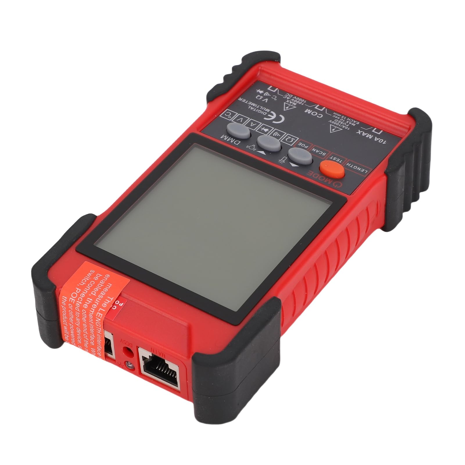 TOPINCN Testeur de Câble Réseau Portable ET618 avec sensibilité Réglable pour L'installation Réseau et le Dépannage du Matériau ABS (ET618)
