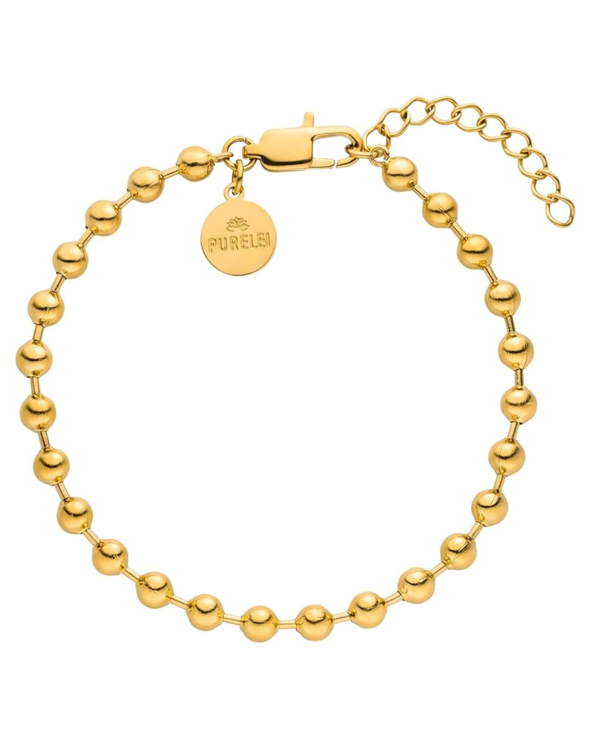 Purelei Anxiety Fidget Bubble Armband – Edelstahl in Gold, Silber & Roségold, verstellbar 16-19 cm