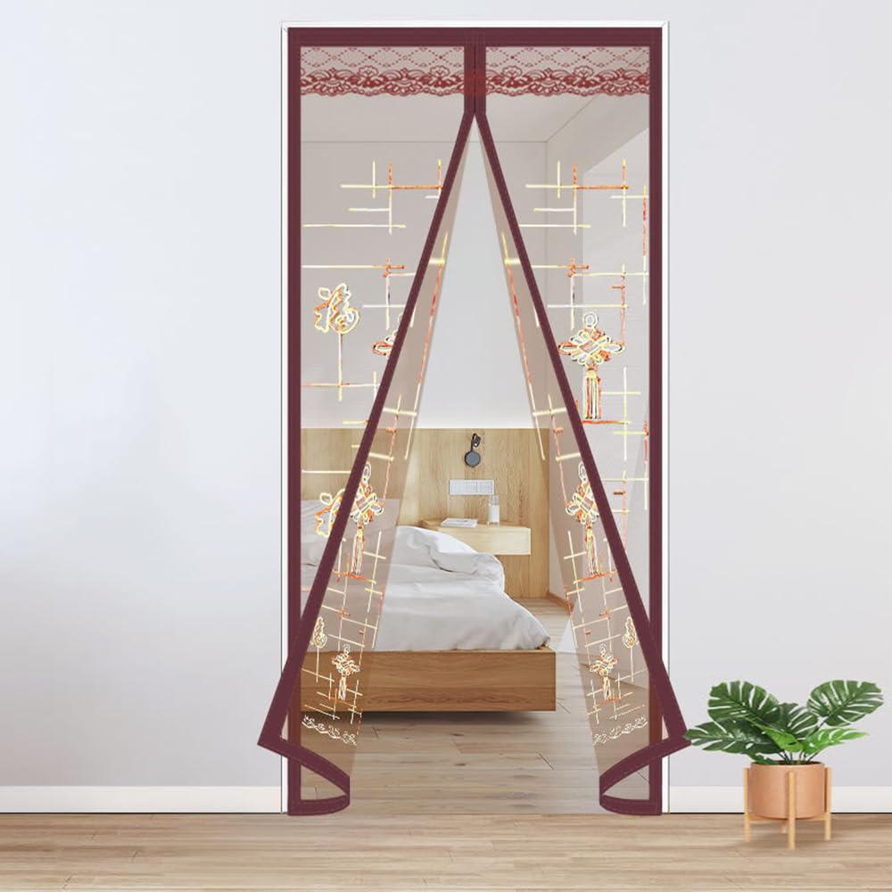 Vllcsla Magnetic Fly Screen Door, 80x200cm & 90x200cm, Anti Mosquito, Heavy Duty, Easy Install, Pets Friendly - Image 2