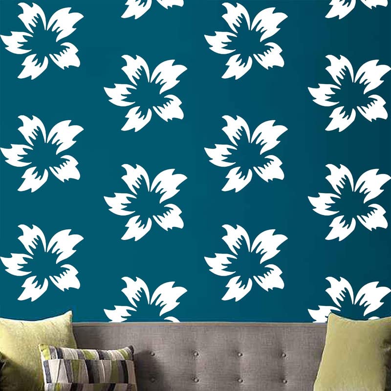 ARandNJ Stencils for Wall Painting Pack of 2 (Size- 13X13 Inch) Pattern Theme - Cherry Blossom DIY Reusable Design Suitable for Home Wall Decor (B0BXXR3P7H) Amazon Price History, Amazon Price Tracker
