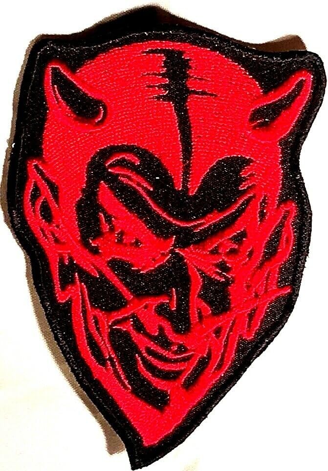 Patches for Clothes - Patches for Jackets Devil Embroidered Motorcycle Biker MC Rock Punk Trucker Military Vest Patch Q-21