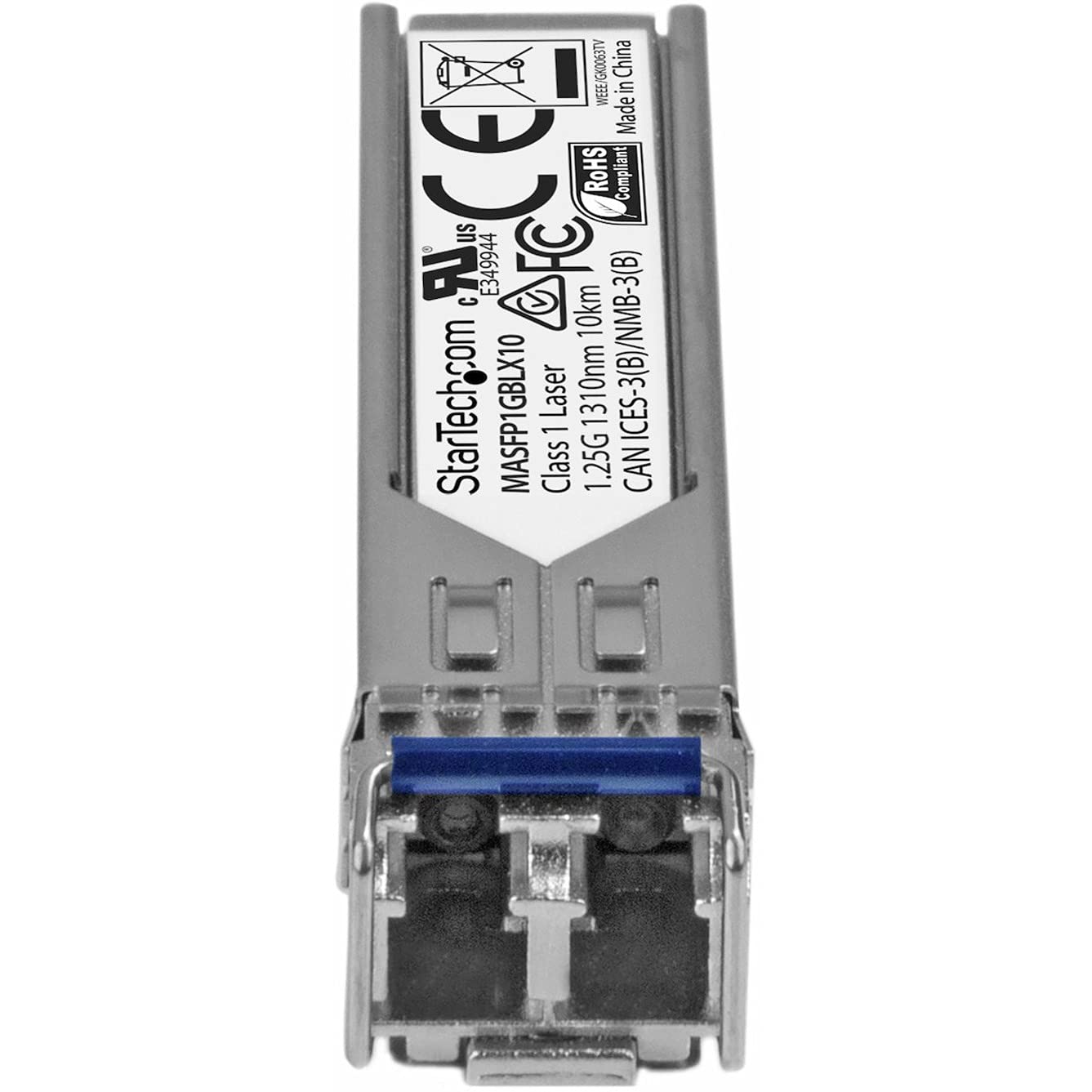 StarTech Module SFP compatible Cisco Meraki MA-SFP-1GB-LX10 (MASFP1GBLX10) | 1000BASE-LX, Fibre monomode, Garantie a vie, Echangeable a chaud, Conforme MSA