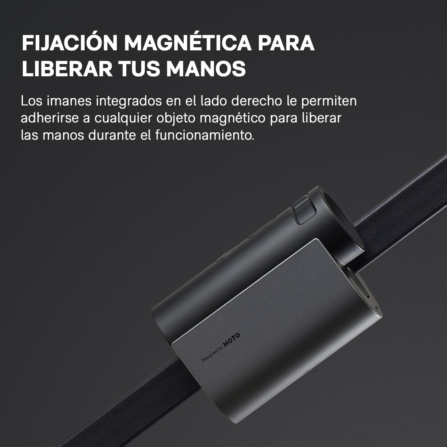 HOTO Telémetro de Golf, 1100Yardas/1000M, Medida 0.5s, Compensación de Ángulo y Bloqueo de Asta de Bandera, Medición Continua, Telémetro de Aumento 6X con Ventosa Magnética, Carga Tipo C, IPX4