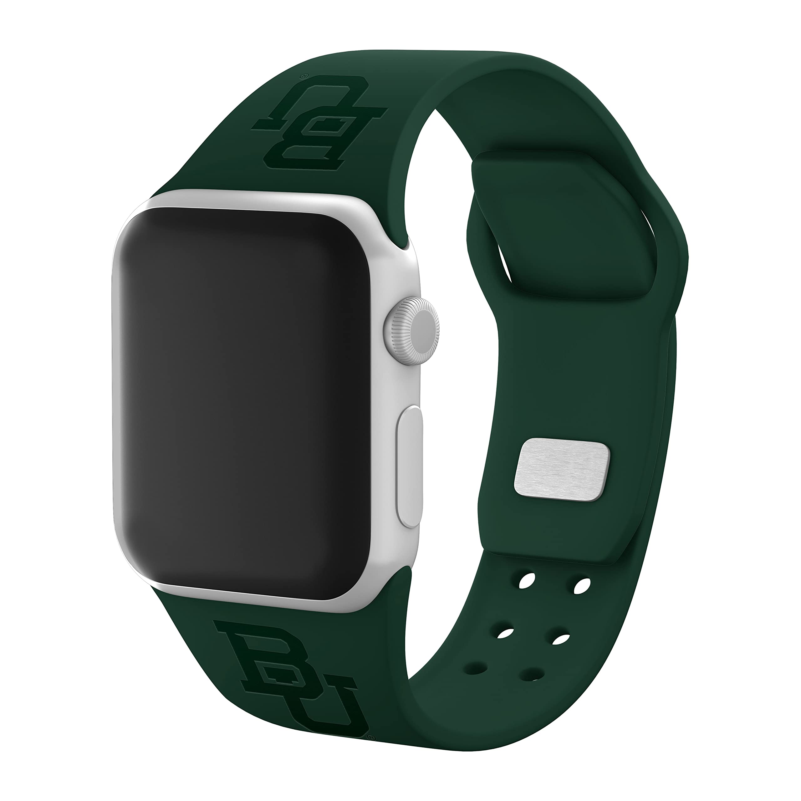 Affinity Bands Baylor Bears Engraved Silicone Combo Package Compatible with Apple Watch and AirPods Gen 3 (38/40/41mm Green)