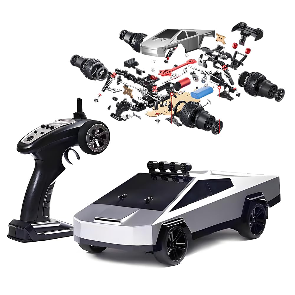 Remote Control Car 4 WD Ultra-Fast Drifting RC Cars for Car Racing Track 2.4 GHz 65KPH 360 Drifting Electric Powered High Speed Race Car for 14+ with Off-Road Tire