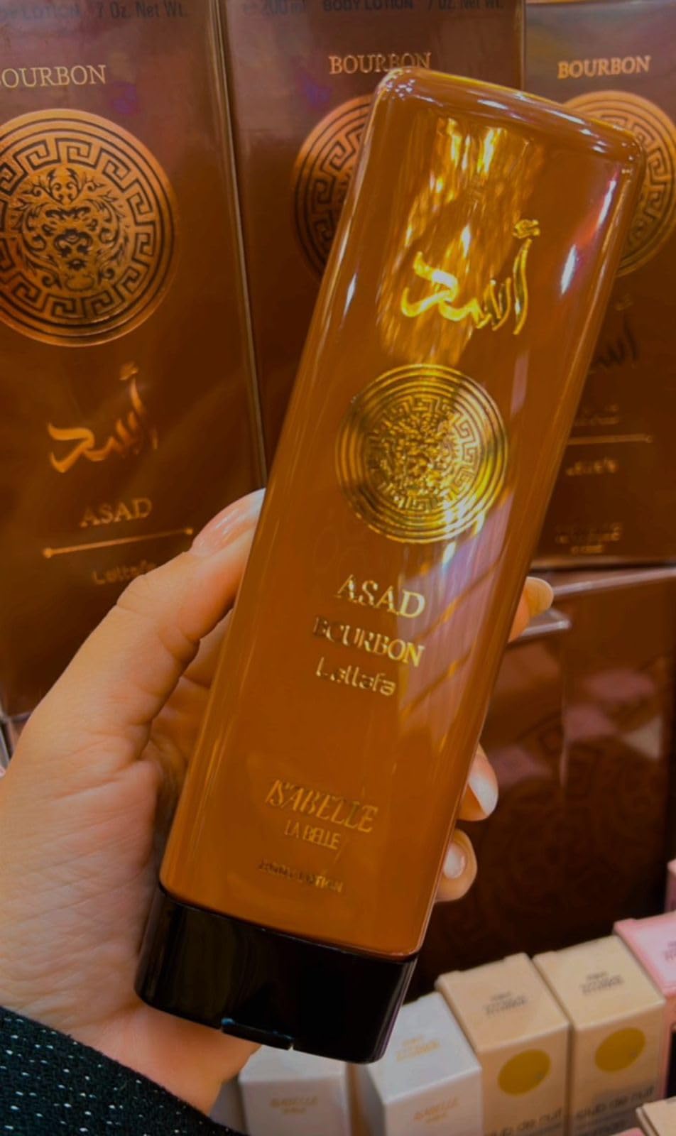 Asad Bourbon Creme Hidratante Corporal 200ml, Alta Fixação
