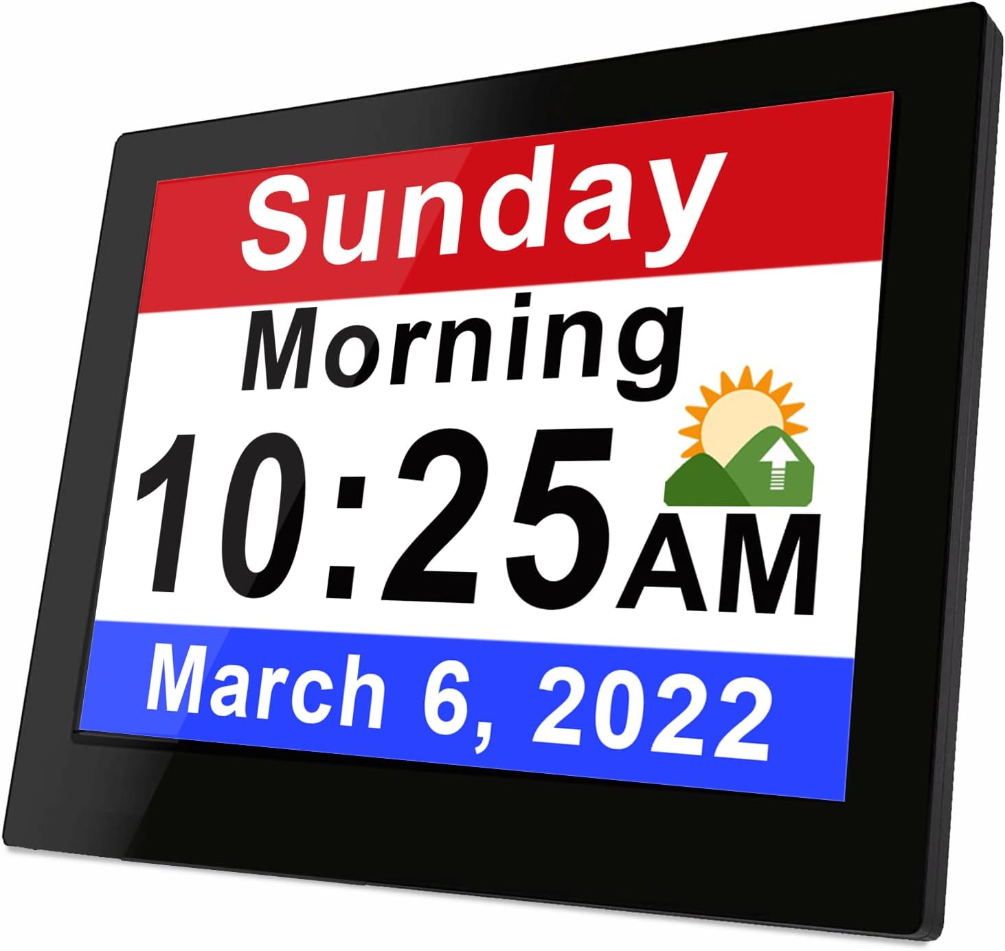 Véfaîî New, 30 Alarms Dementia Clock 2.0 with Custom Alarms and